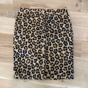 Ralph Lauren animal print skirt